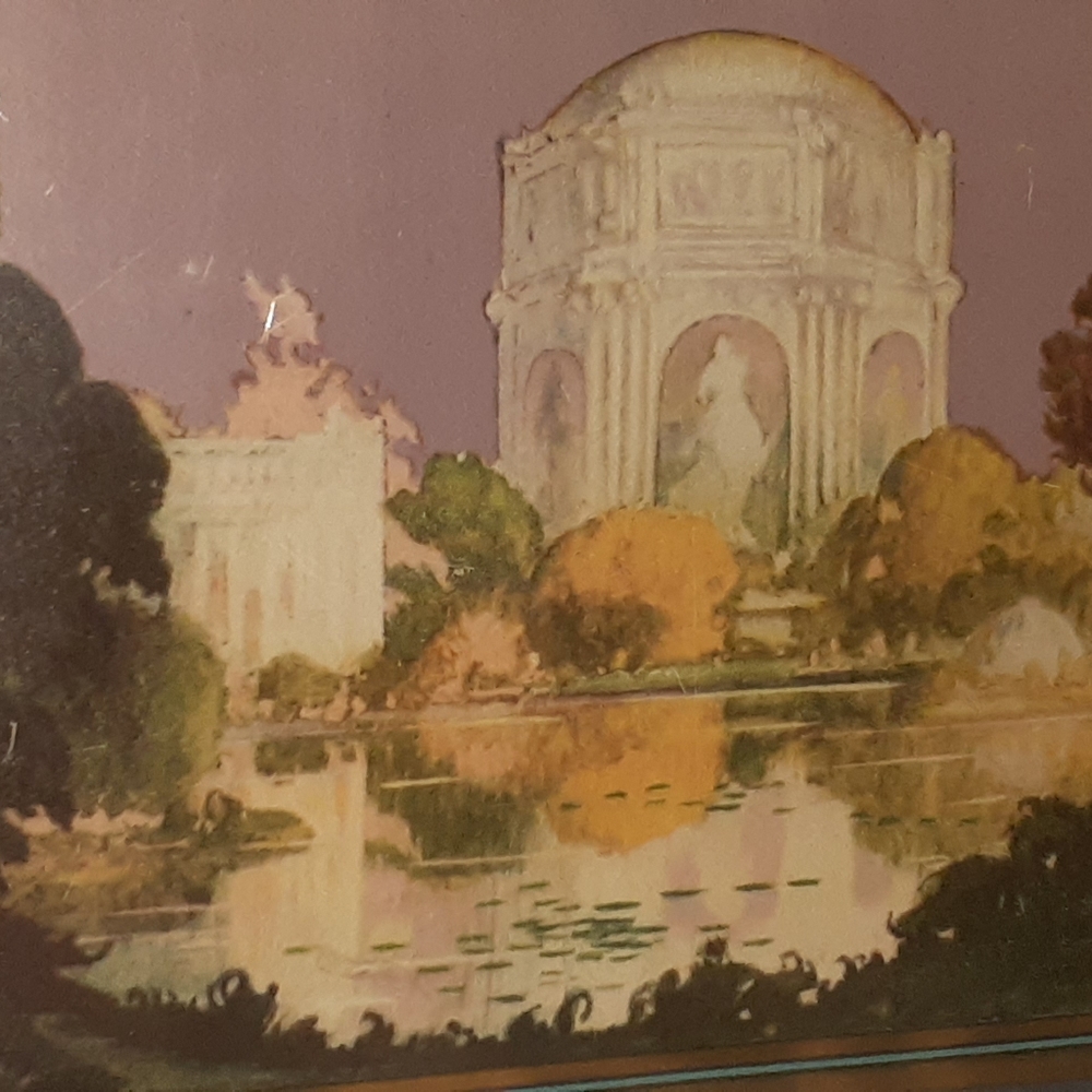 Antique Canco Art Nouveau Palace Reflecting Pool G